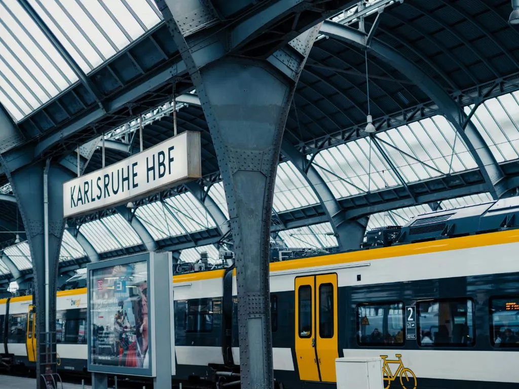 gare-karlsruhe Gare de Karlsruhe départ des escapades florales en train