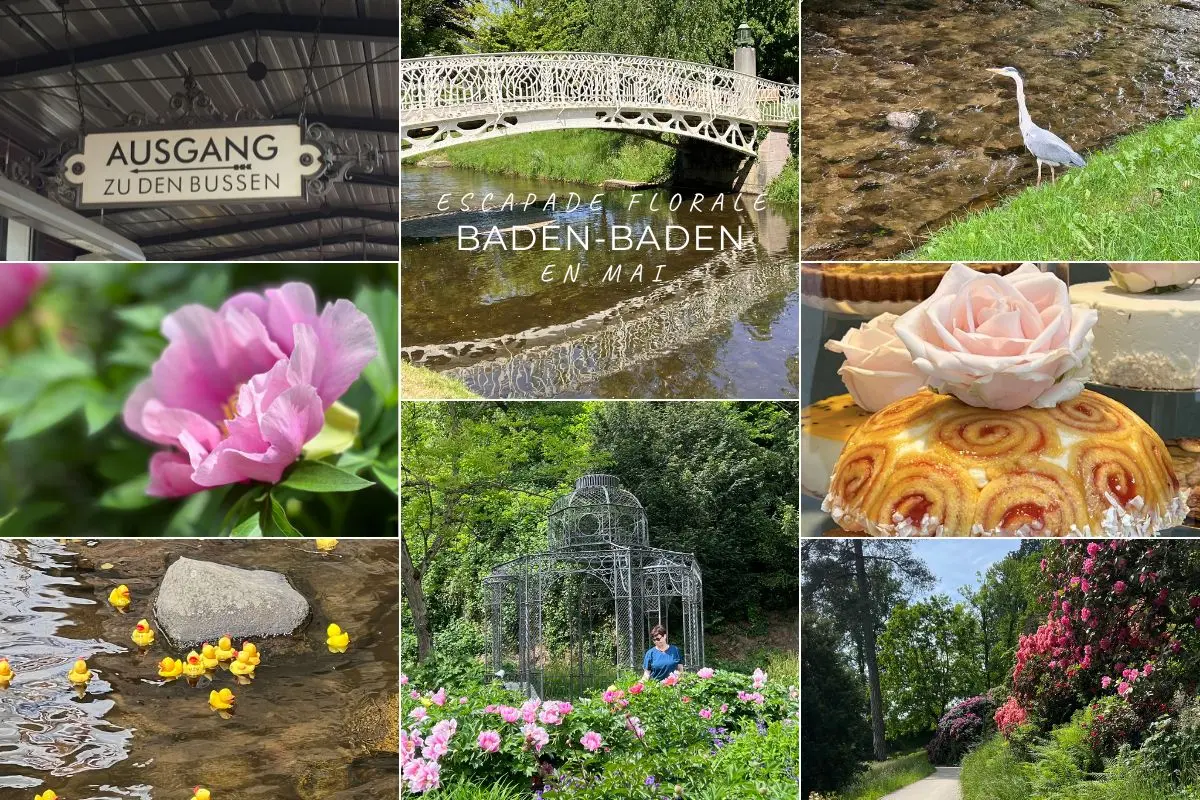 Escapade florale à Baden-Baden en mai, moodboard ambiance de la balade